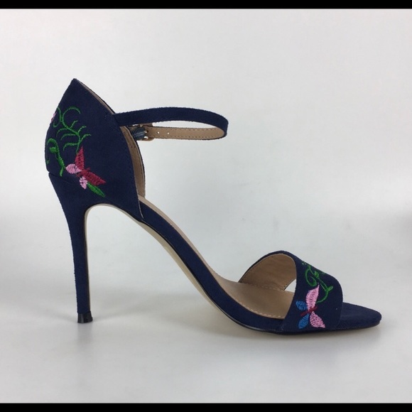 Hippie Laundry Navy Blue Sandals Size 9.5 - Picture 2 of 6